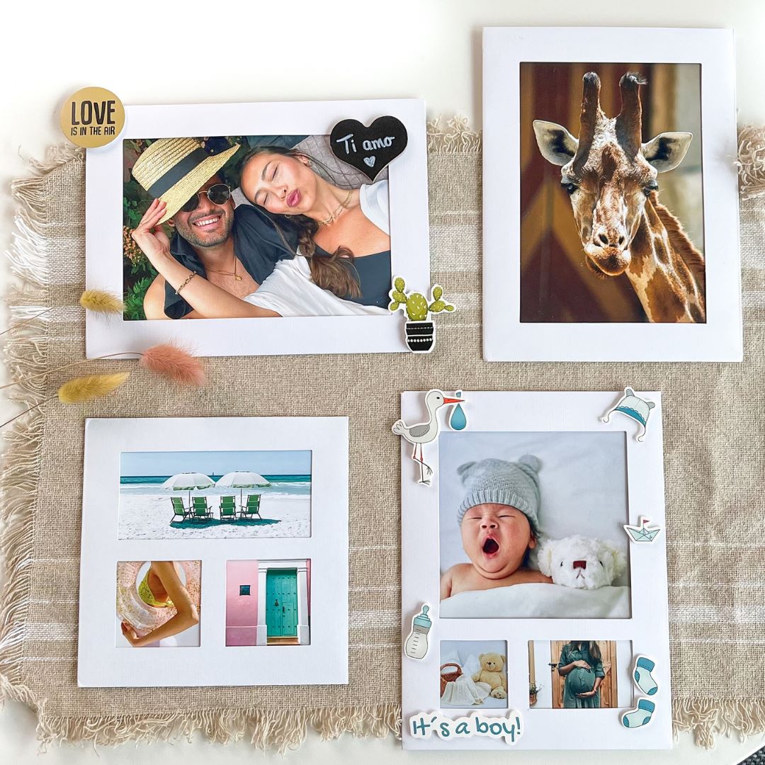 Gerahmte Foto Cards für eine kleine persönliche Galerie